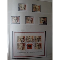 Germany 1972-1982 CTO - used stamps in album approx. 70% complete - NICE !