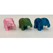 18 x Textured Elephants