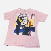 Hysteric Glamour – Courtney Love Pink & Yellow Graphic Tee