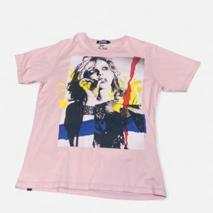Hysteric Glamour – Courtney Love Pink & Yellow Graphic Tee