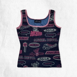 CECIL McBEE Angel Devil Tank Top – Navy – Size S/M