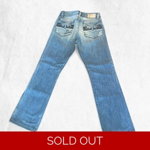 Diesel ZAF-SPECIAL Bootcut Jeans – 2007 Italy – Distressed Denim