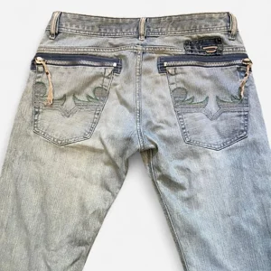 Diesel Sample Deadstock Jeans – Green Selvage – 2012 Italy – Wash 00ECAL A600T