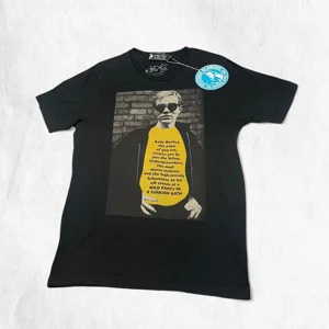 Hysteric Glamour Andy Warhol “The Papa of Art” Tee – Black – Size Medium
