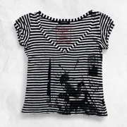 Hysteric Glamour × Destroy All Monsters Alien Baby Striped Tee