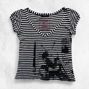 Hysteric Glamour × Destroy All Monsters Alien Baby Striped Tee