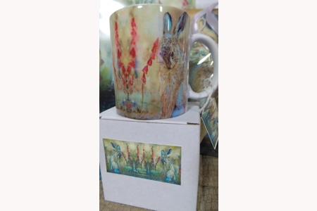 Ceramic Mug Shy Hare Ceramic Mug Shy Hare