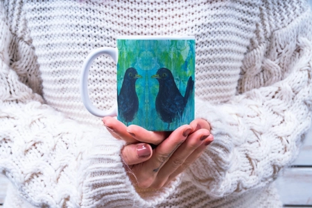 Ceramic Mug Blackbird Ceramic Mug Blackbird