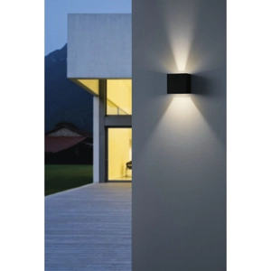 Lampa ścienna Calpino Pro ciepła biel czarna