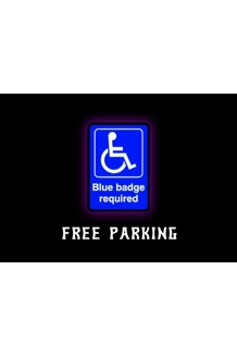 Blue badge parking pass