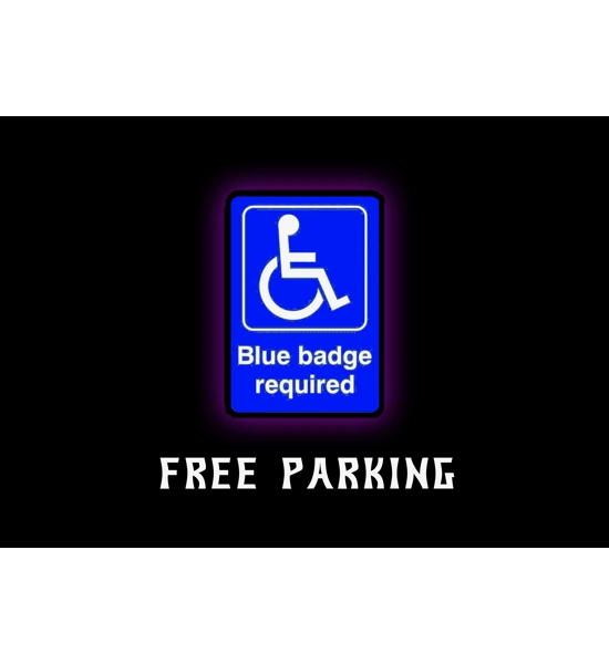 Blue badge parking pass