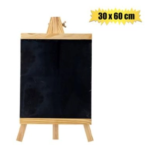 Blackboard chalk easel 30x60cm