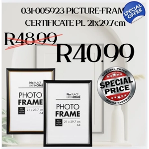 031-005923PICTURE-FRAME CERTIFICATE PL 21x29.7cm
