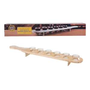 03-007006 SHOT-GLASS-SET 7PC W/MDF PADDLE