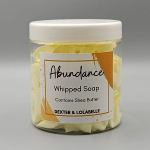 Abundance whipped soap - with added shea butter