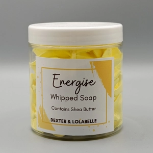 Energise whipped soap - with added shea butter