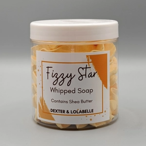 Fizzy Star whipped soap - with added shea butter Fizzy Star whipped soap - with added shea butter