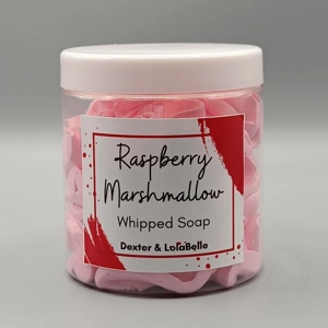 Raspberry Marshmallow whipped soap