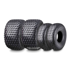 WANDA Set of 4 UTV ATV tires 20x7-8