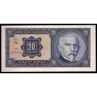 Czechoslovakia 20 Korun 1926 UNC ..