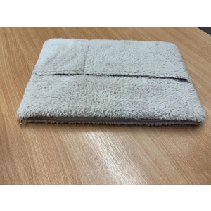 Teddy fabric laptop case with external pockets. SOLD Teddy fabric laptop case with external pockets. SOLD
