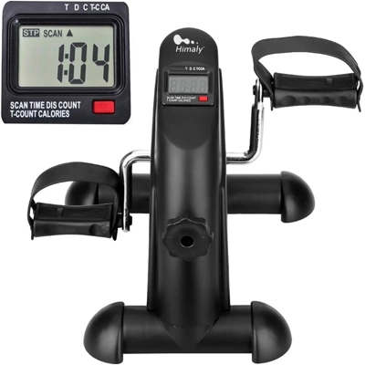 Mini Exercise Bike, himaly Under Desk Bike Pedal