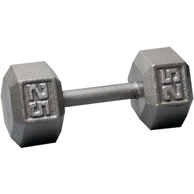 Body-Solid Cast Iron Hexagon Dumbbell