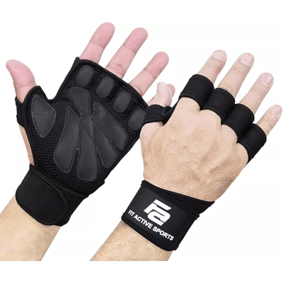 Fit Active Sports New Ventilated Weight Lifting Workout Gl.. Fit Active Sports New Ventilated Weight Lifting Workout Gl..