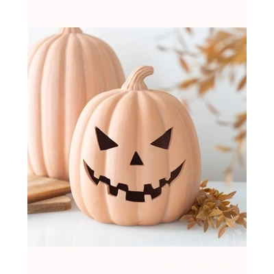 22cm Terracotta Pumpkin Ornament