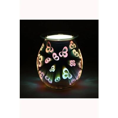 3D Flower Petal Light Up Electric Oil Burner