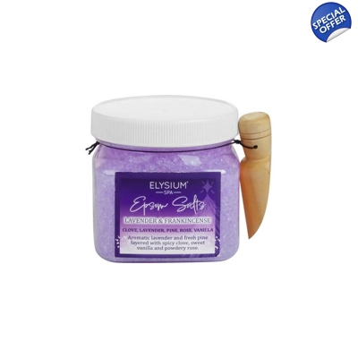 Bath Salts with Scoop - Lavender & Frankincense Bath Salts with Scoop - Lavender & Frankincense