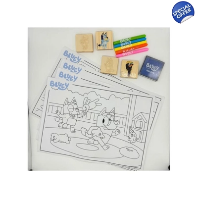 Wooden Stamps Activity Set - Bluey Wooden Stamps Activity Set - Bluey