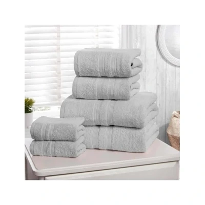 6pc Camden Towel Bale - Silver 6pc Camden Towel Bale - Silver