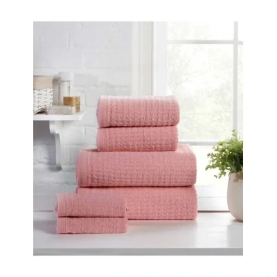 6pc Waffle Towel Bale - Dusty Pink 6pc Waffle Towel Bale - Dusty Pink