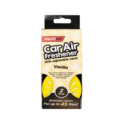 Adjustable Car Air Freshener - Vanilla (2) Adjustable Car Air Freshener - Vanilla (2)