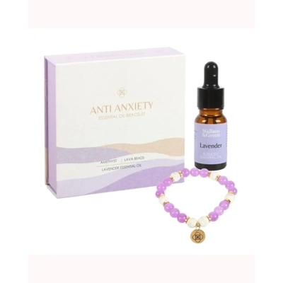 Anti-Anxiety Amethyst Crystal Essential Oil Bracelet Anti-Anxiety Amethyst Crystal Essential Oil Bracelet