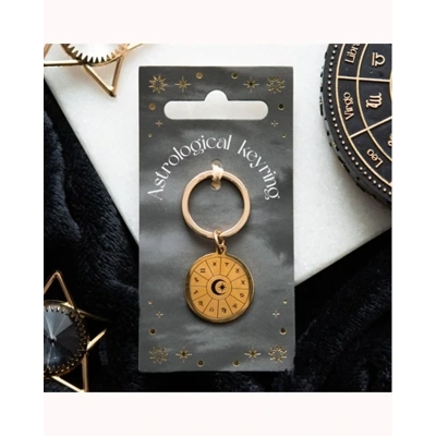 Astrology Wheel Keyring