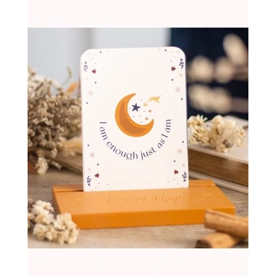 Autumn Magic Affirmation Cards with Wooden Stand