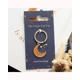 Autumn Magic Moon Keyring