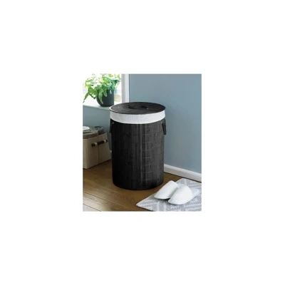 Bamboo Laundry Hamper - Charcoal Bamboo Laundry Hamper - Charcoal