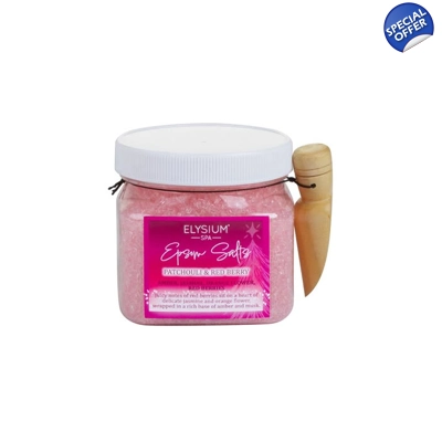 Bath Salts with Scoop - Patchouli & Red Berry Bath Salts with Scoop - Patchouli & Red Berry