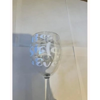 best sister ever wine glass.