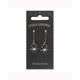 Black Obsidian Spider Threader Earrings