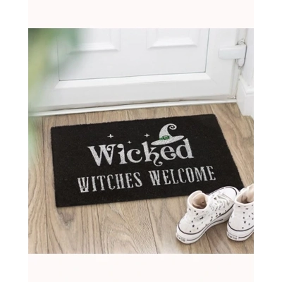 Black Wicked Witches Welcome Doormat