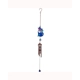 Blue Slinky Cat Windchime