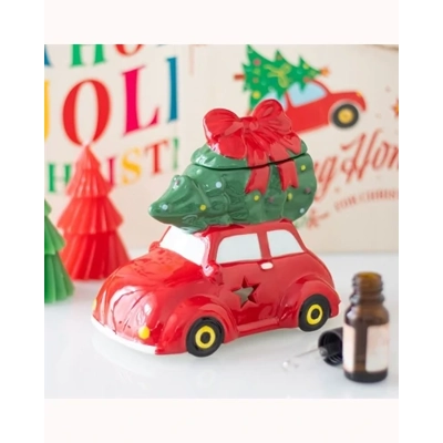 Car with Christmas Tree Oil Burner