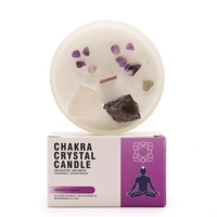 Chakra Crystal Candle - Crown Cha..