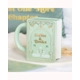 Coffee and Books Green Book Shaped Mug