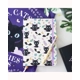 Cute and Creepy Print A5 Notebook with Amethyst ..