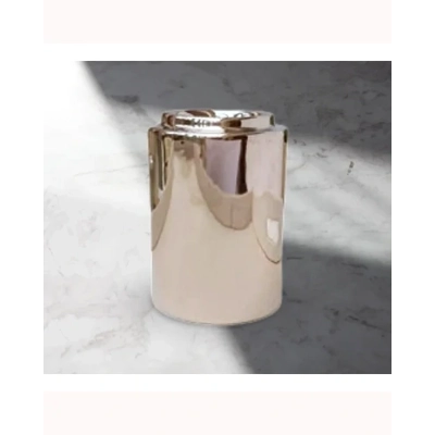 Cylinder Ceramic Wax Melter - Silver